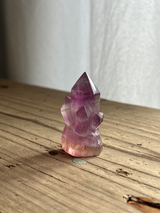 【MOMOMOON】クラスター彫刻 フローライト  |fluorite|天然石・鉱石・パワーストーン【SC081-10】