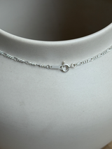 【セット割引対象外】1.8mm幅 ２面カットフィガロチェーンネックレス  | 40cm