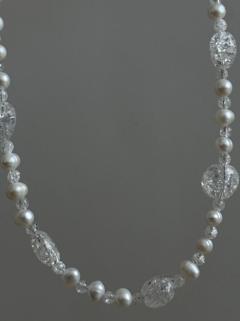 Crack Quartz Necklace