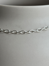 3.8mm cable chain necklace/40cm