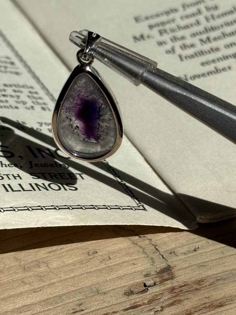 MOMOMOON】ファントムアメジスト ペンダントトップ |ブラジル産| 1点