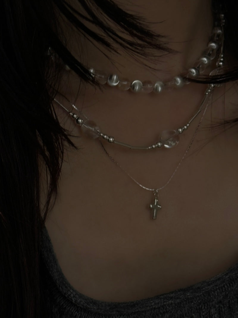 Water drop Crystal beads Necklace