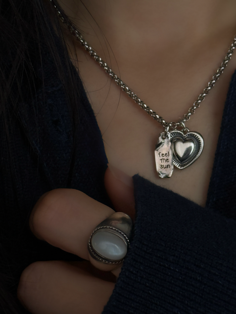 両面刻印【お好きな刻印お入れします】hand craft -FOLD TAG-