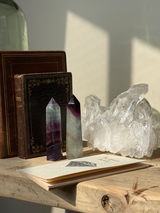 【MOMOMOON】フローライト タワー 2点セット |fluorite|天然石・鉱石・パワーストーン【SC081-1】