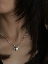 Arrow in heart pendant top