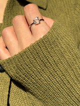 【MOMOMOON】ペタライト ラフカットリング：12号 | 天然石・鉱石・パワーストーン