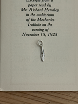 skinny Feather charm | 17.5 mm