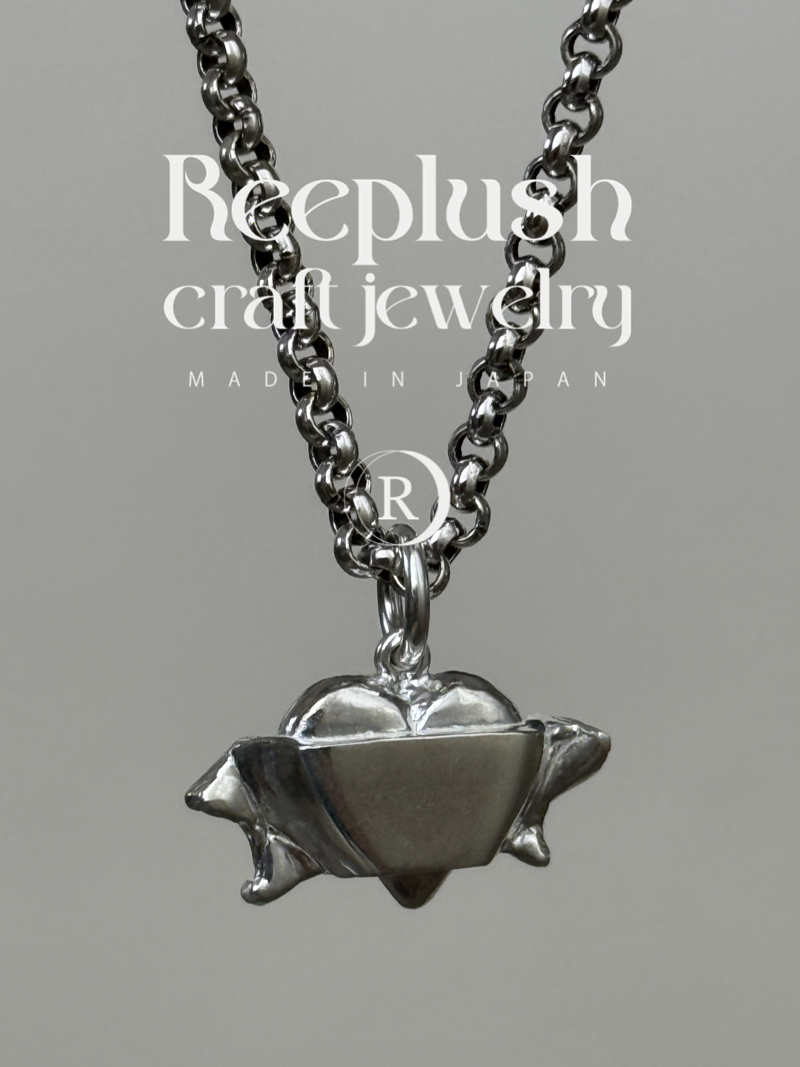 両面刻印【お好きな刻印お入れします】hand craft -Heart Ribbon-