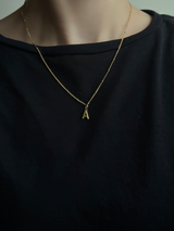K18GP【J】- Dot design - Pendant necklace Chain