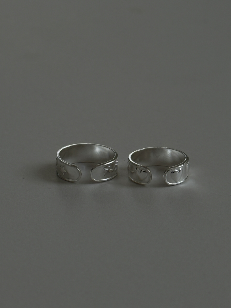 Pinkie Ring-Emboss-