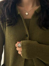 【セット割引対象外】2.3mm幅 フラットアズキチェーンネックレス  | 40cm