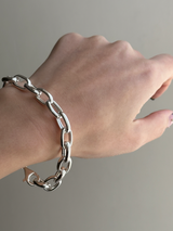 9mm fat oval chain bracelet 19cm