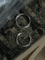 Nuance Flow Hoop | silver925 |軽量ピアス