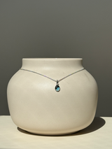 【MOMOMOON】高品質・ブラジル産ロンドンブルートパーズ ペンダントトップ  | 天然石・鉱石・パワーストーン