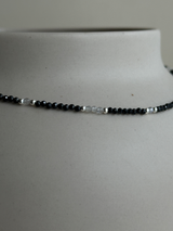 Labradorite × cubiczirconia Necklace(再入荷)