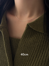 【AZ1.0 】 華奢 小豆チェーン 1mm幅 | 40cm,45cm,50cm【刻印アイテムセット割対象】