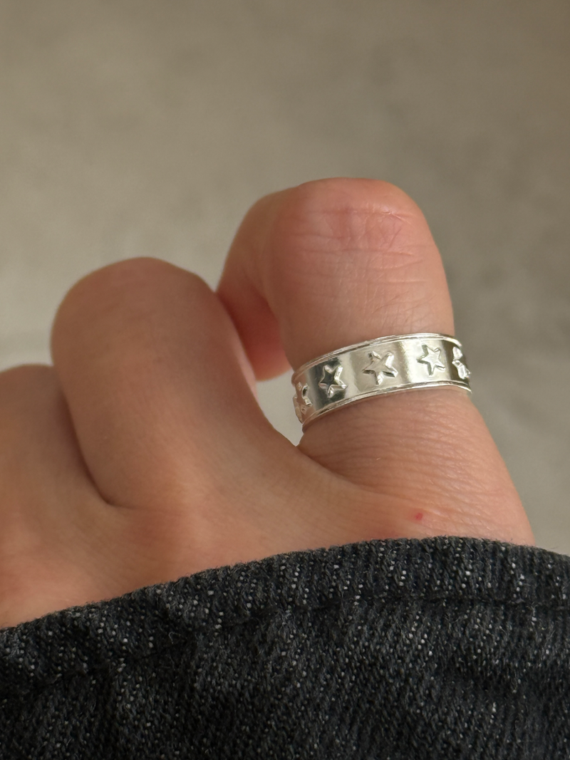 Pinkie Ring-Emboss-
