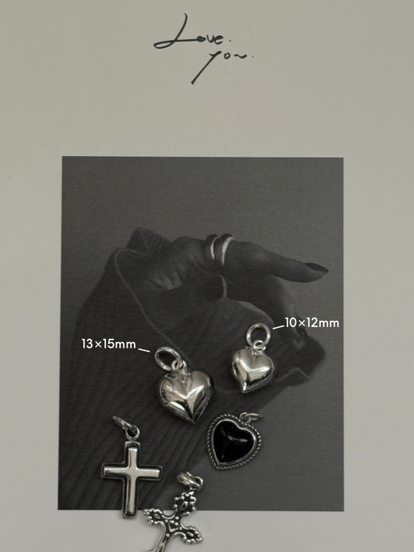 10×12mm/  Plump Heart charm