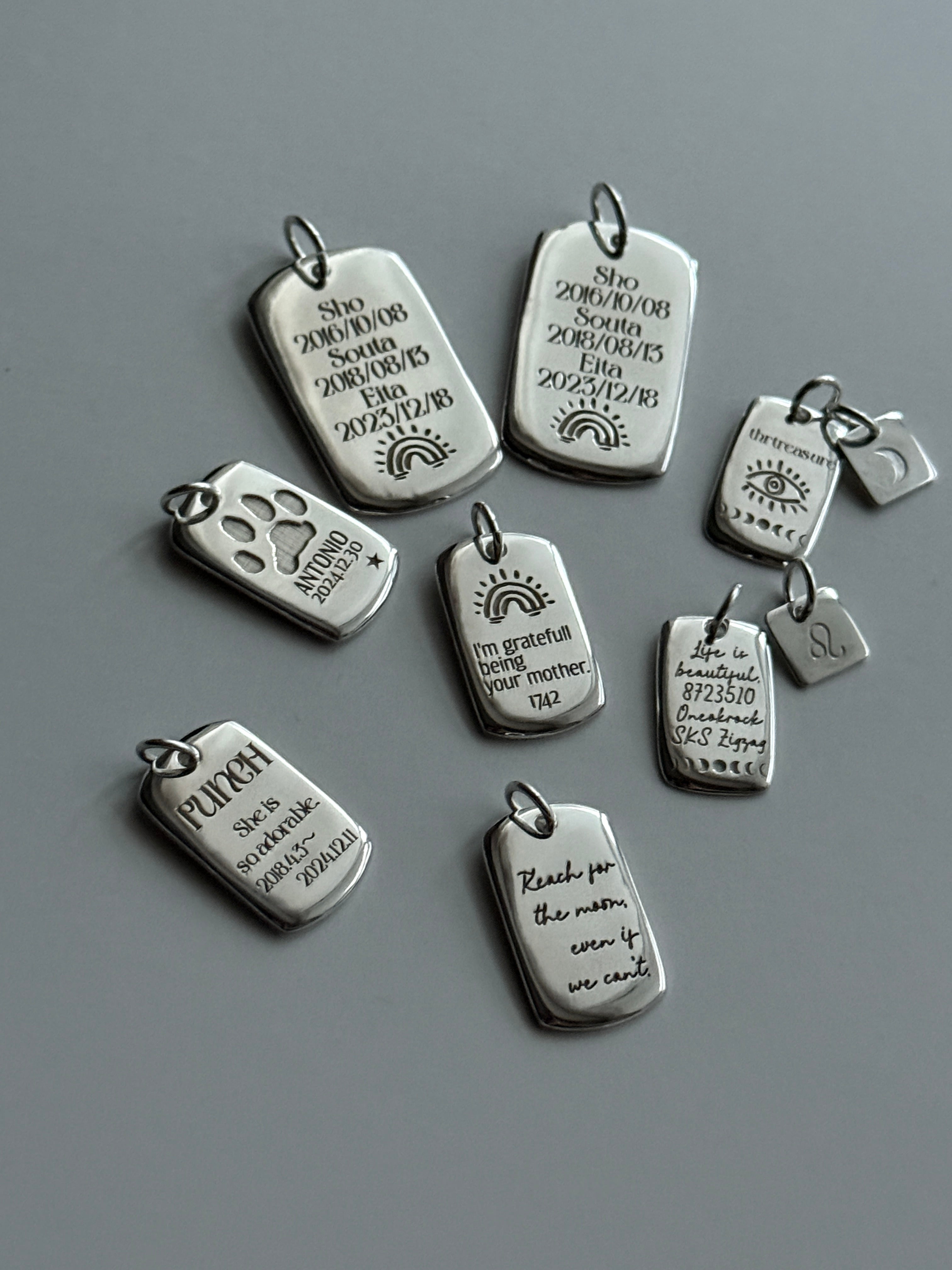 アクセサリーまとめ売り 刻印あり いろいろ【 断捨離】 ネーム加工について – Laluce Online Store