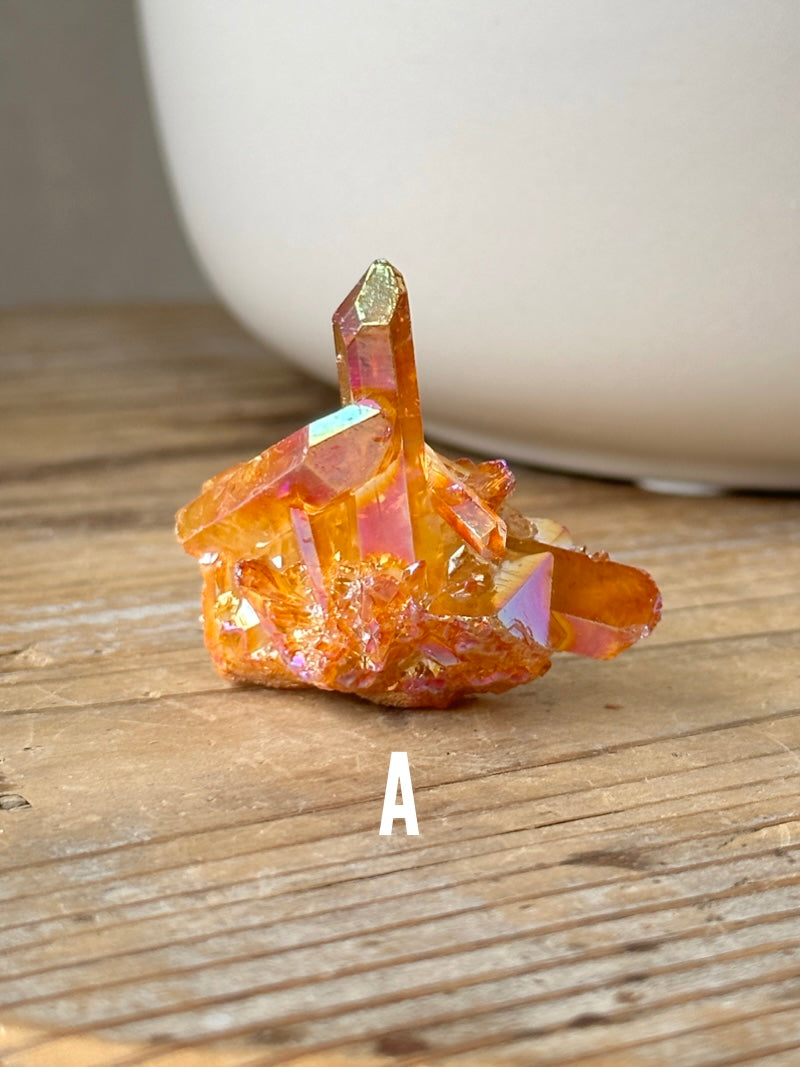 【MOMOMOON】mini  Aura quartz cluster【MM0507-9】