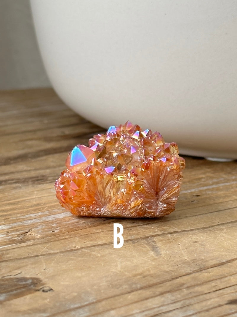 【MOMOMOON】mini  Aura quartz cluster【MM0507-9】