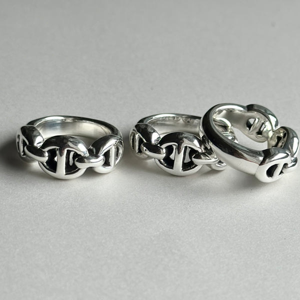 大切な人へのギフト探し リング A Man Marine Chain Ring silver925