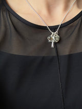 ロジウムメッキ - Ball 2.0mm - Pendant necklace Chain