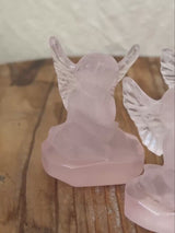 ランダム発送特価品【MOMOMOON】Rose Quartz Angel /Brazil