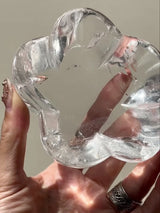 【MOMOMOON】Brazil crystal quartz Flower Tray【MZ0504-12-C】