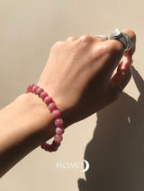 【MOMOMOON】quality:AA Rhodonite Silica Bracelet 2 /Brazil