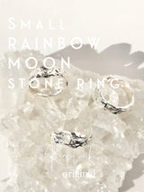 Rainbow Moon Stone Ring