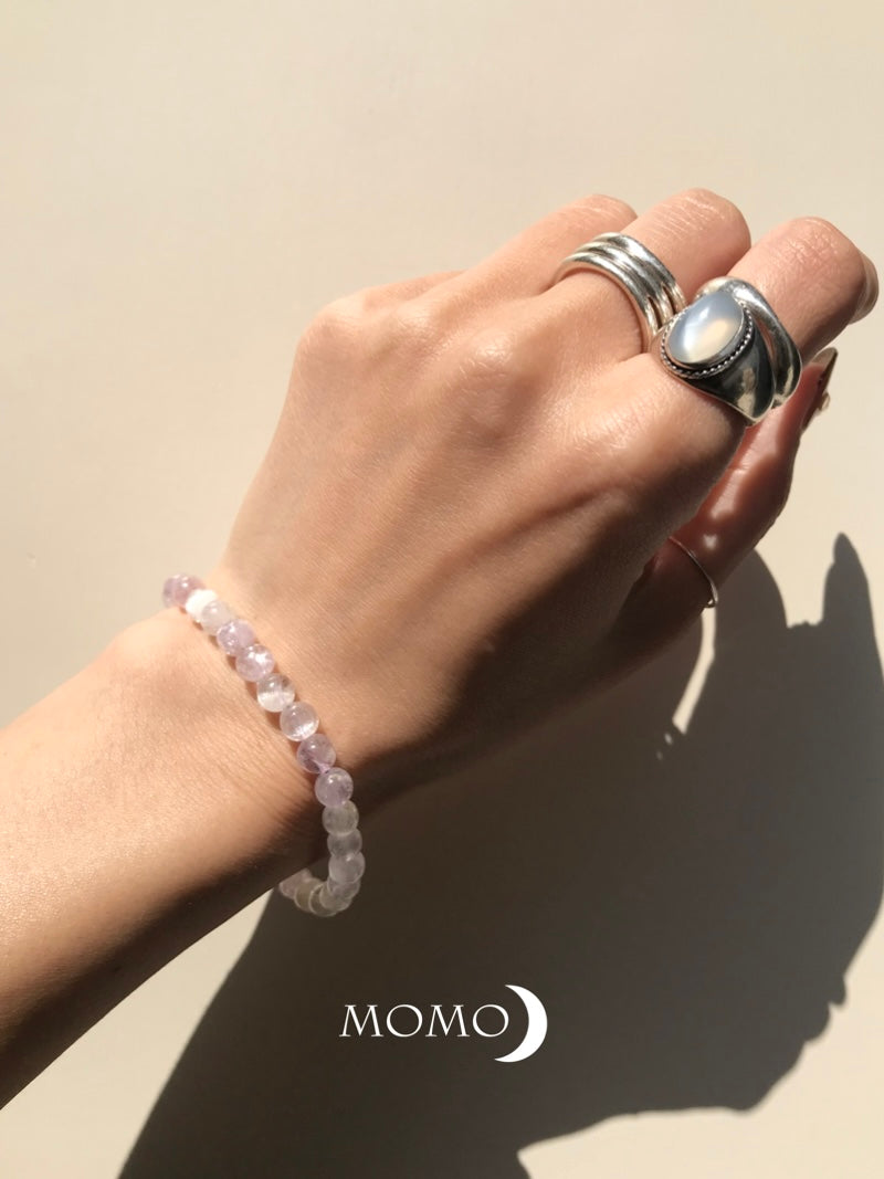 【MOMOMOON】quality:A Kunzite Bracelet /Brazil