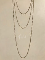 - Long Rolo 1.8mm - Pendant necklace Chain gold (K18GP)