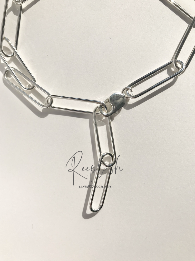 【ラスト1点】Long Cable Chain Necklace&Rap bracelet