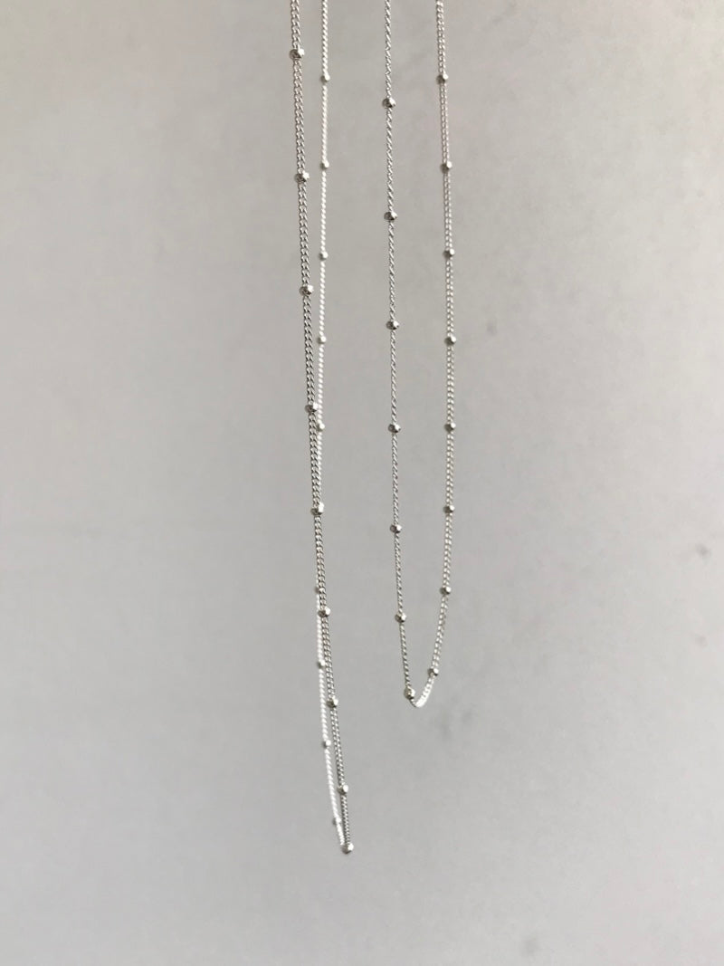 【J】- Dot design - Pendant necklace Chain