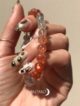 【MOMOMOON】quality:AA Feldspar Sunstone Bracelet 2/Tanzania