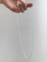 【F】- Long Cable design - Pendant necklace Chain