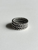 Triple rope layered Ring