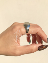 Amulet Moon Stone Ring