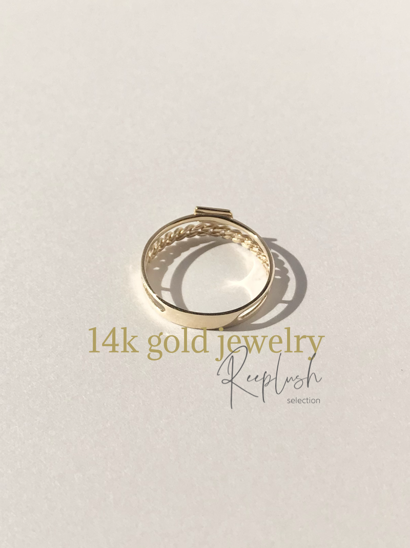 14K gold Ring - Hapi -size 14