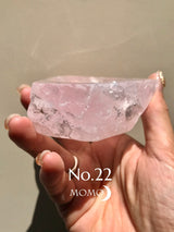 【MOMOMOON】Madagascar Rose quartz  candy cup【No.22】