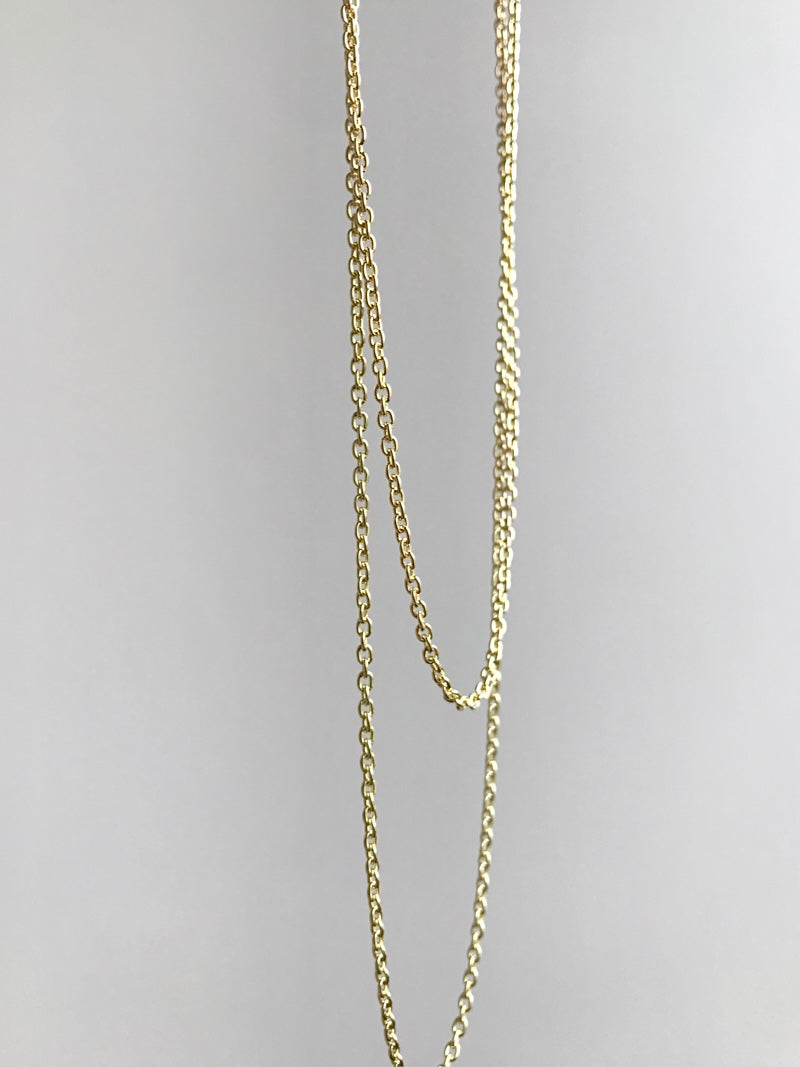 - Cable 2.0mm - Pendant necklace Chain gold (K18GP)