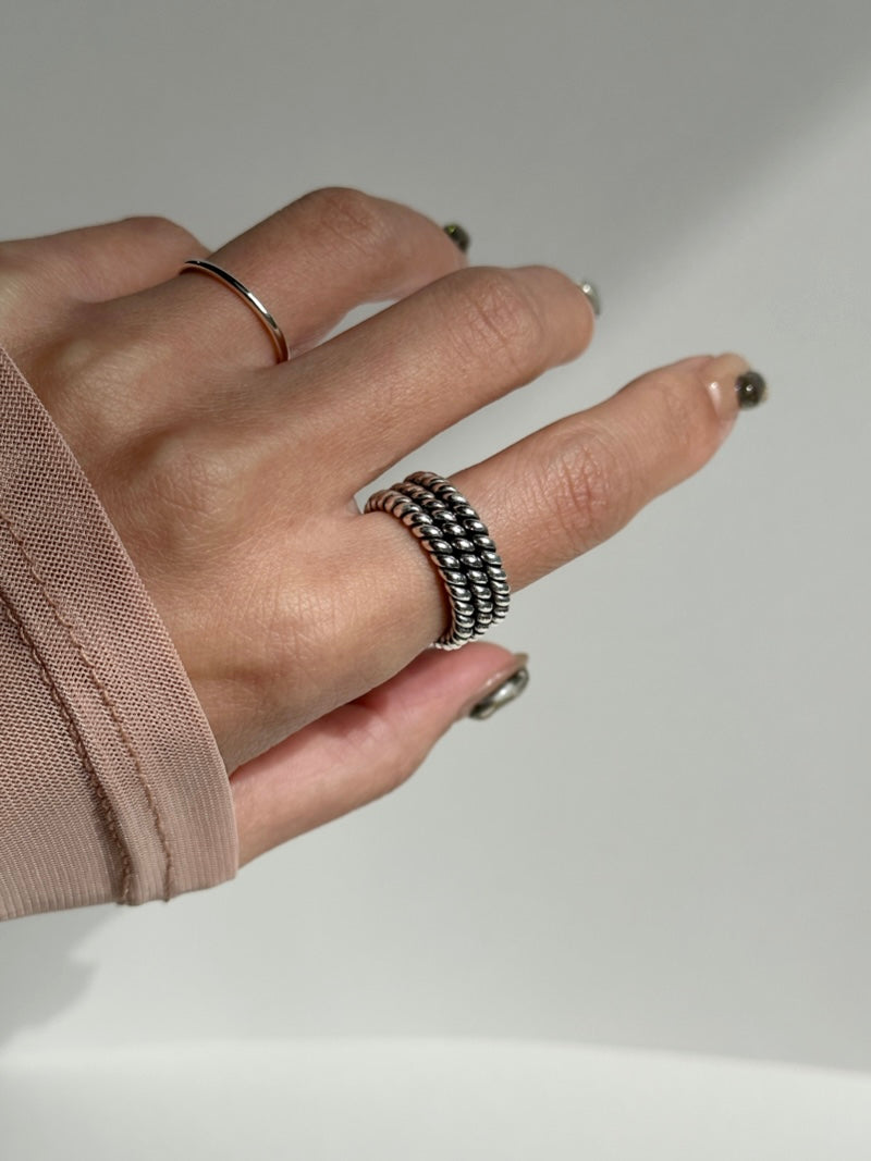 Triple rope layered Ring – Reeplush