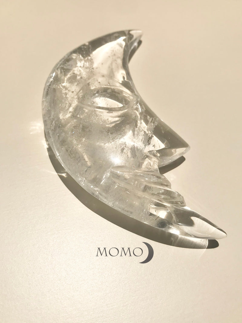【MOMOMOON】 crystal Crescent Moon
