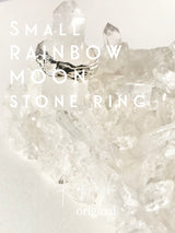 Rainbow Moon Stone Ring