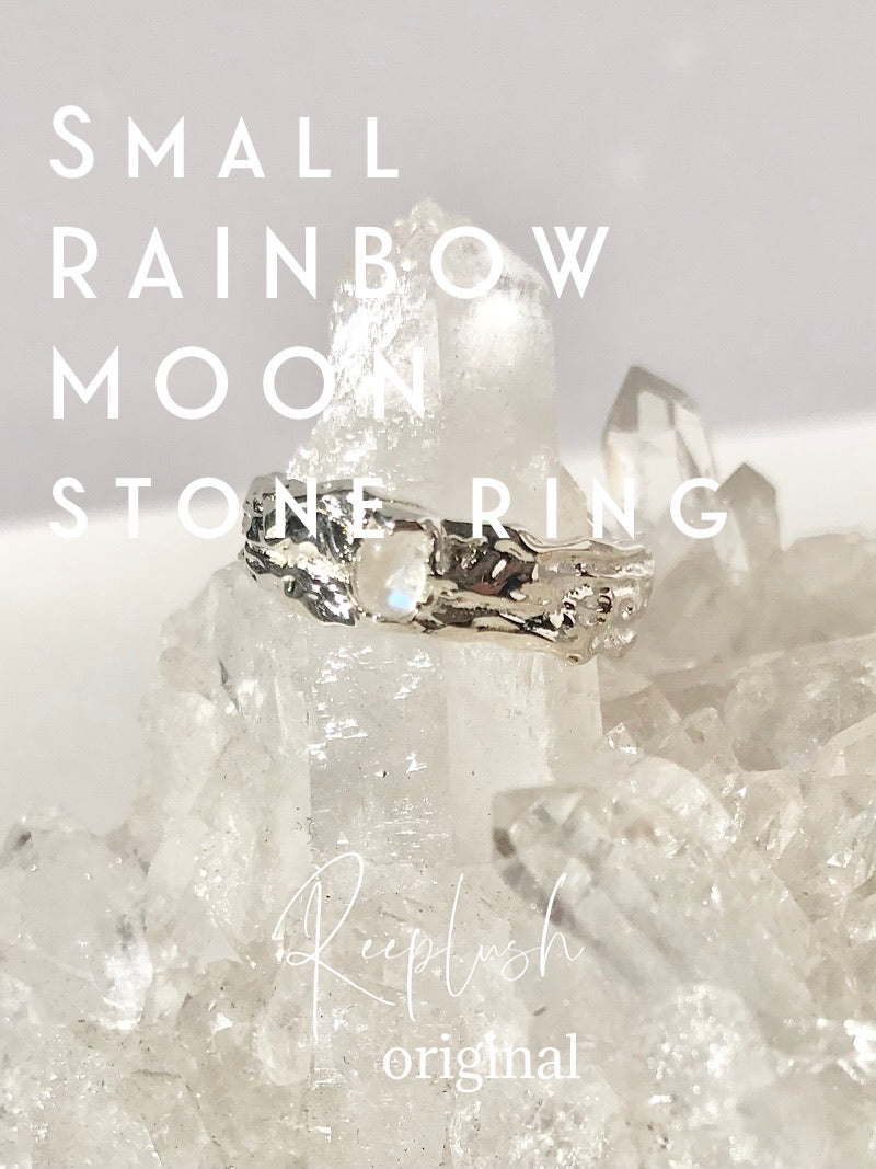 【オーダー】rainbow moon stone …ring