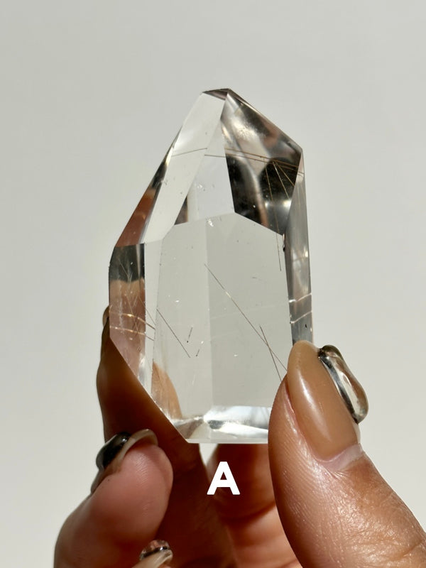 【MOMOMOON】Rutile quartz fancy shape /Brazil【MZ0503-5】